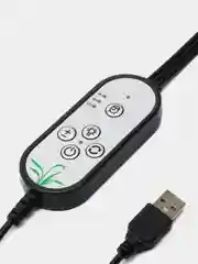 Фитосветильник светодиодный, 27Вт, 250 мм, IP66, 5В, USB, биколорный, прищепка, с таймером