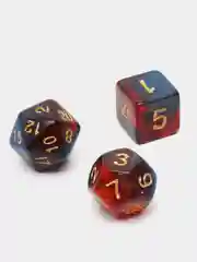 Лесной зеленый игральные кости-дайсы для настольных и ролевых игр, 7 штук в наборе, Dungeons and Dragons