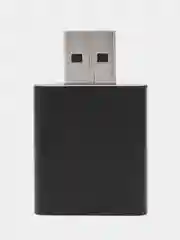 Черный внешняя звуковая карта USB Audio Adapter 7.1
