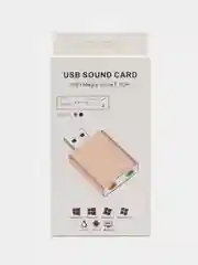 Черный внешняя звуковая карта USB Audio Adapter 7.1