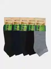 Разноцветный носки мужские короткие 5 пар