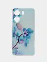 Лазурный чехол на Xiaomi Redmi 13C/Poco C65 / Сяоми Редми 13C/Поко С65 прозрачный, защита камеры