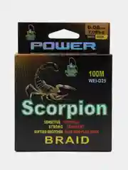 Рыболовная леска плетенка/ Плетеный шнур Scorpion 100m