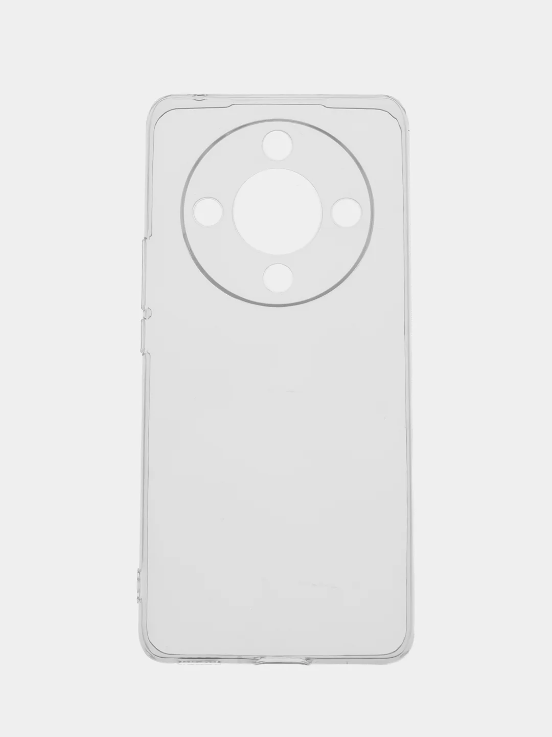Прозрачный силиконовый чехол на Honor X9B / Хонор X9B прозрачный, с рисунком, защита камеры