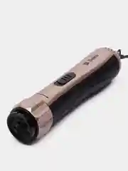 Фен-щетка DELTA DL-0499R, 1000 Вт, 3 режима, 2 насадки, чёрная