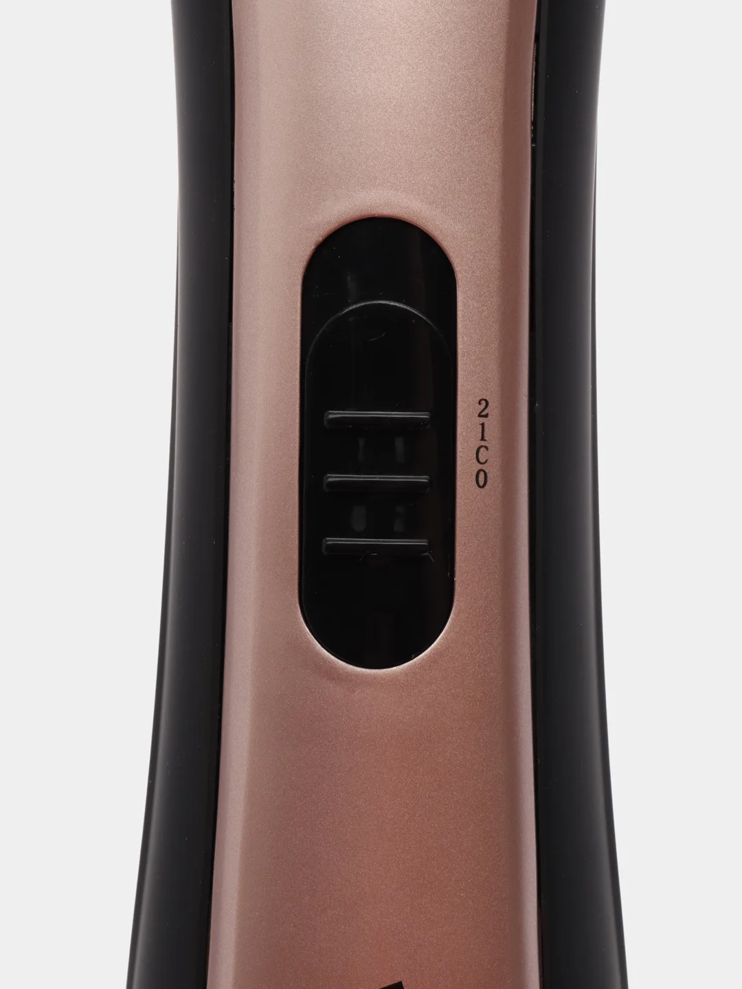 Фен-щетка DELTA DL-0499R, 1000 Вт, 3 режима, 2 насадки, чёрная