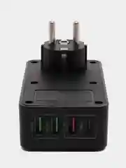 Розетка сетевая LP H5011 с 3 USB, разъём Type-C с быстрой зарядкой 40W