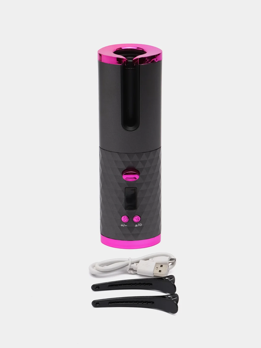 Плойка Luazon LW-16, 50 Вт,керамическое покрытие, d=19 мм, до 200С, портативная, от USB