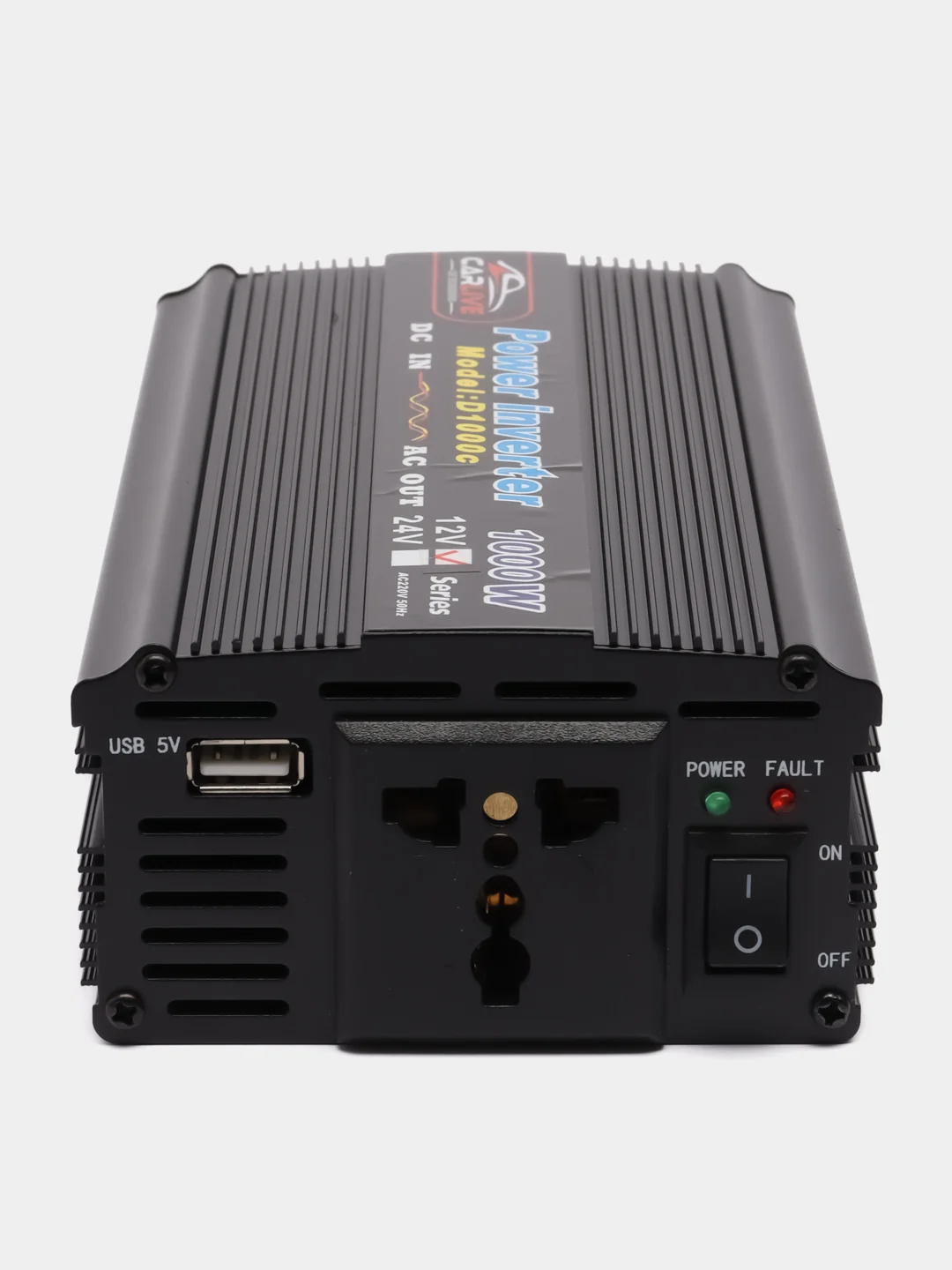 Автомобильный инвертор, преобразователь напряжения  12V в 220V