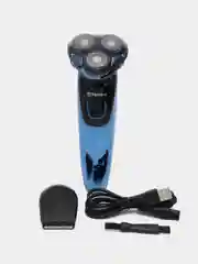 Электробритва Sakura SA-5420BL,3 Вт, роторная, 3 головки, сухое/влажное бритьё, триммер