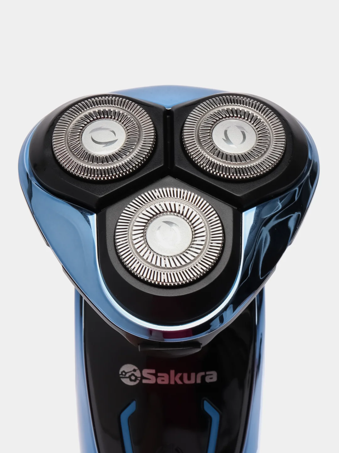Электробритва Sakura SA-5420BL,3 Вт, роторная, 3 головки, сухое/влажное бритьё, триммер