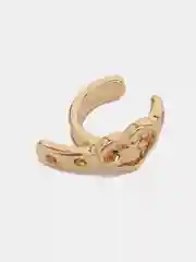 Золотой серьга-каффа "Сердце"