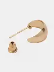 Серьги Полукольца маленькие широкие
