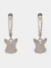 Серьги из серебра с эмалью