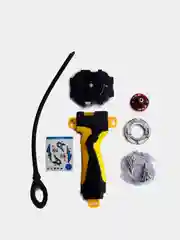 Белый волчок и пусковой механизм BeyBlade (Бей блейд)