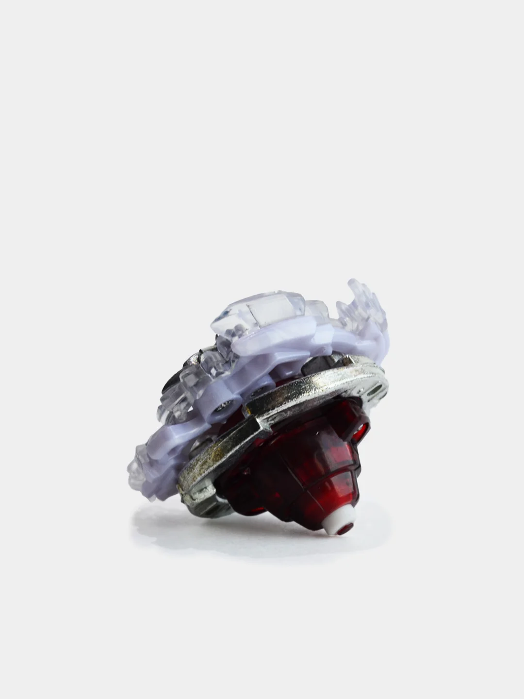 Белый волчок и пусковой механизм BeyBlade (Бей блейд)
