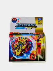 Белый волчок и пусковой механизм BeyBlade (Бей блейд)