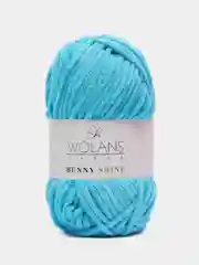 Пряжа плюшевая Wolans Bunny Shine Mix № 14