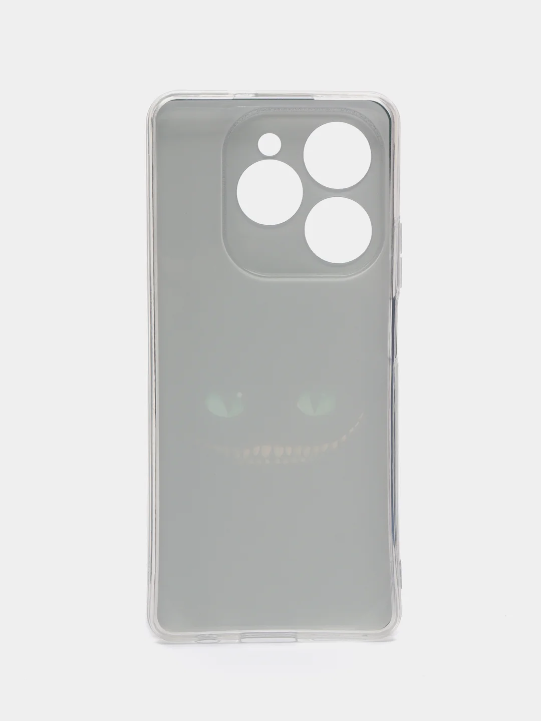 Черный чехол на Tecno Spark 20 Pro/20S Pro / Текно Спарк 20 Про/20S Про прозрачный, с рисунком