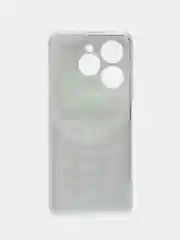 Угольный чехол на Tecno Spark 20 Pro/20S Pro / Текно Спарк 20 Про/20S Про прозрачный, с рисунком