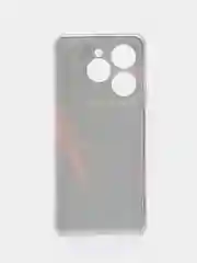 Красный чехол на Tecno Spark 20 Pro/20S Pro / Текно Спарк 20 Про/20S Про прозрачный, с рисунком