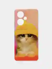 Желтый силиконовый чехол на OnePlus Nord N30 SE / Ван Плас Норд N30 SE прозрачный, с рисунком