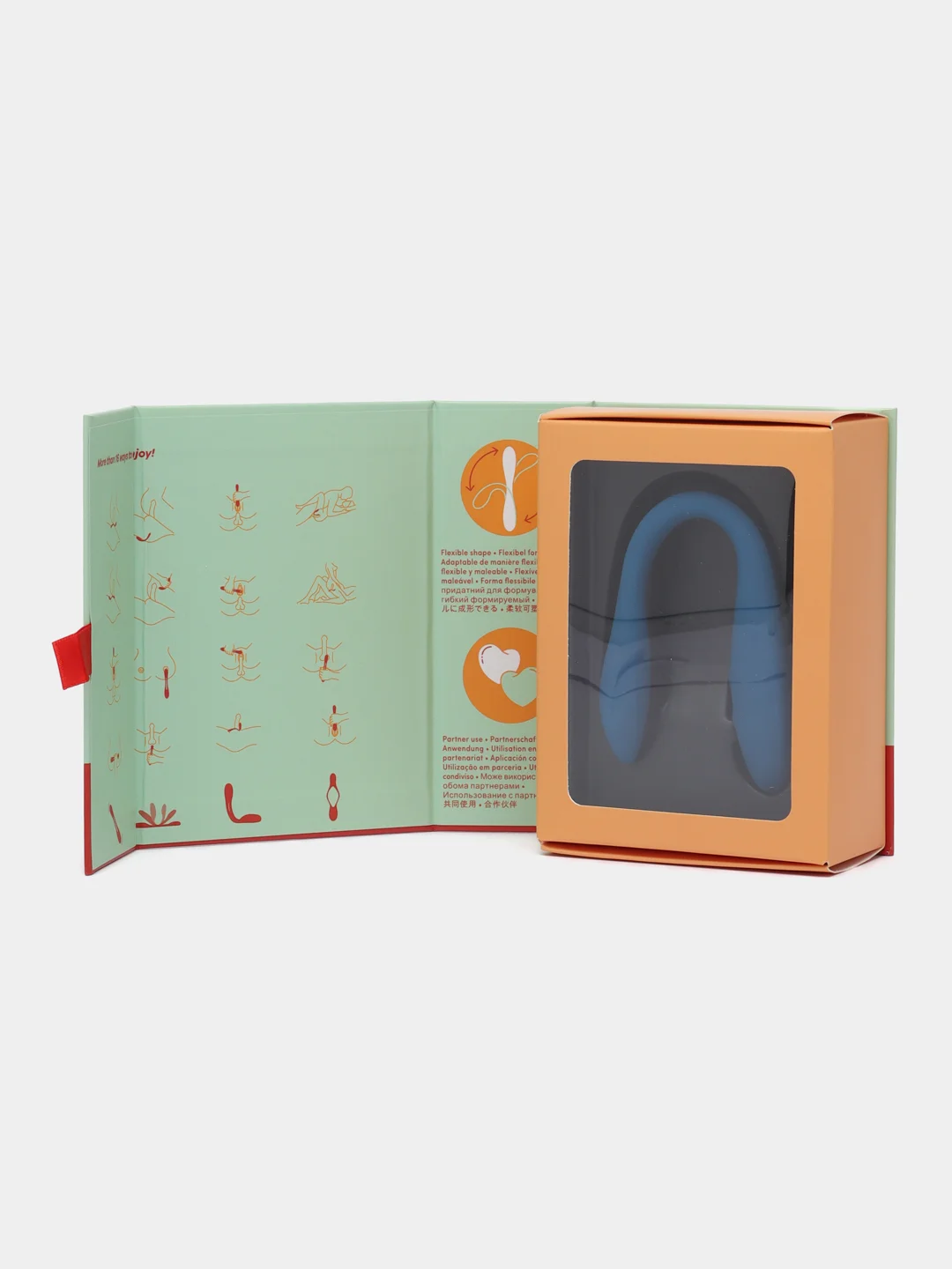Вибромассажер Satisfyer Elastic Game, голубой
