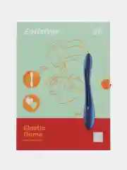 Вибромассажер Satisfyer Elastic Game, голубой