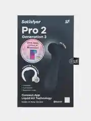 Бесконтактный стимулятор клитора с приложением Satisfyer Pro 2 Generation 3, черный