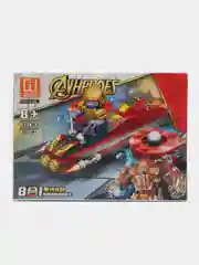Кораллово-розовый конструктор ninja,AVENGERS,MARVEL, спорт кар, совместим с Лего