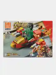 Лесной зеленый конструктор ninja,AVENGERS,MARVEL, спорт кар, совместим с Лего