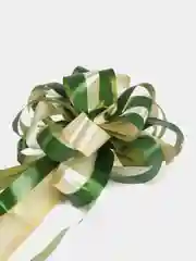 Зеленый бант упаковочный для подарка