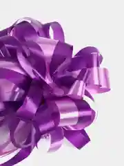 Фиолетовый бант упаковочный для подарка