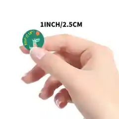 Наклейки-стикеры круглые для упаковки, подарков, украшения, оценок, игр с детьми, 500 штук