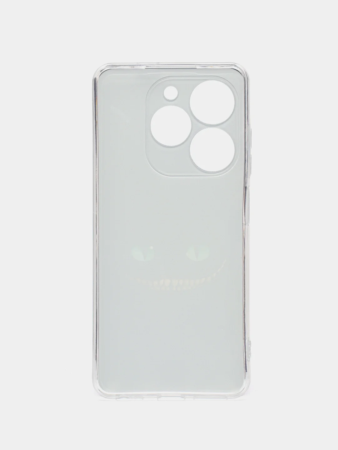 Черный силиконовый чехол на Tecno Spark Go 2024/20C / Текно Спарк Го 2024/20C с рисунком