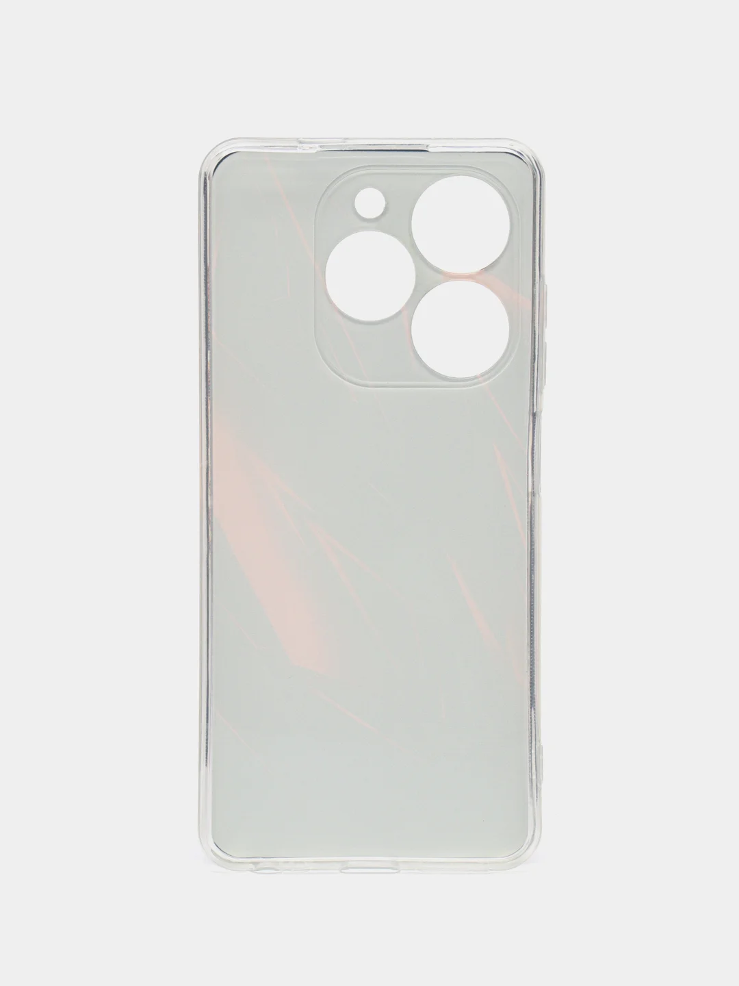 Красный силиконовый чехол на Tecno Spark Go 2024/20C / Текно Спарк Го 2024/20C с рисунком