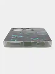 Бирюзовый силиконовый чехол на Tecno Spark Go 2024/20C / Текно Спарк Го 2024/20C с рисунком