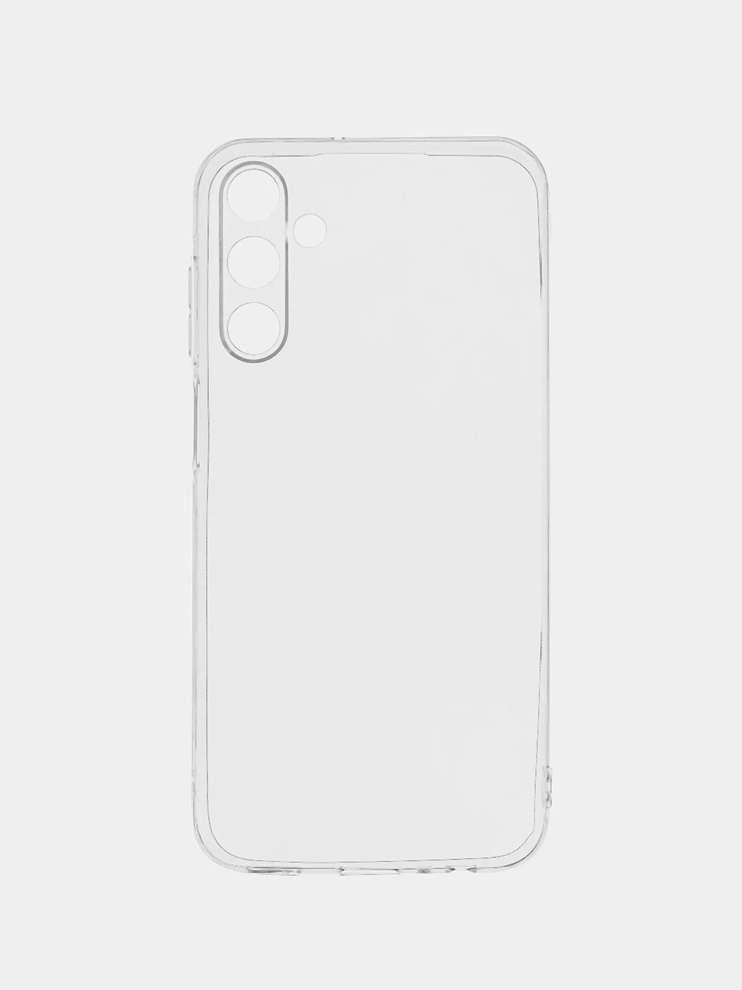 Прозрачный силиконовый чехол на Samsung Galaxy A15 / Самсунг А15 прозрачный, с принтом, защита камеры