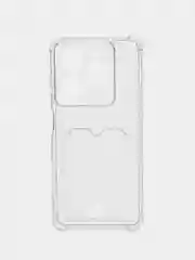 Прозрачный чехол Tecno Spark 20 / 20C / Go 2024 / Infinix Hot 40i (Спарк 20), с карманом для карт