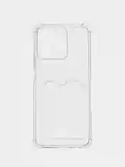 Прозрачный чехол для Realme C51/C53/Note 50 (Реалми С53/С51), с карманом для карт, прозрачный