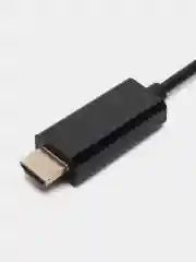 Черный кабель TYPE C-HDMI для подключения ноутбука, смартфона или планшета к ТВ, 1.8 метра