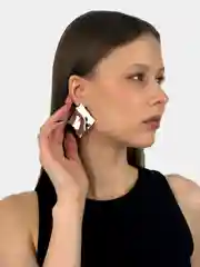 Серебряный серьги гвоздики геометрические массивные на подарок
