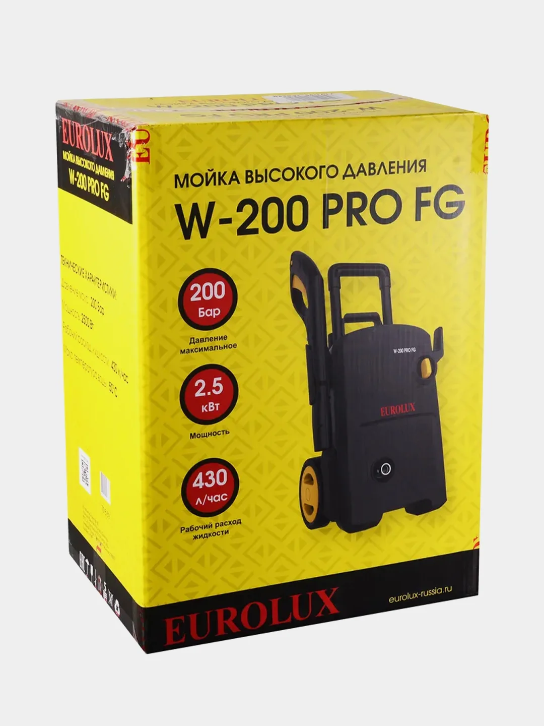 Мойка высокого давления Eurolux W-200 PRO FG 70/8/59