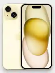Желтый смартфон Apple iPhone 15, 128 Gb