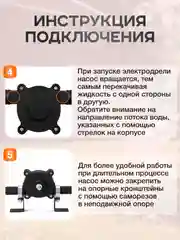 Насос для перекачки воды, топлива, жидкости с приводом для дрели, шуруповерта