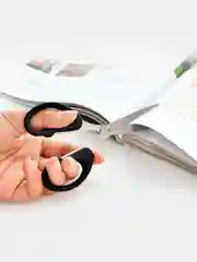 Черный ножницы канцелярские универсальные 12, 14, 15 см