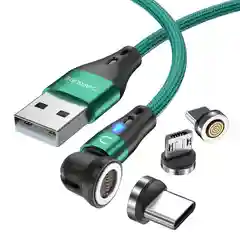 USB Кабель Charguide QC 3.0 магнитный для зарядки и передачи данных 7 пин
