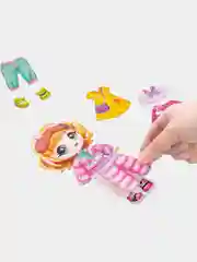 Вишнёвый детская магнитная игра "Одевашки. Одень Куклу", 37 магнитных элементов, 3+