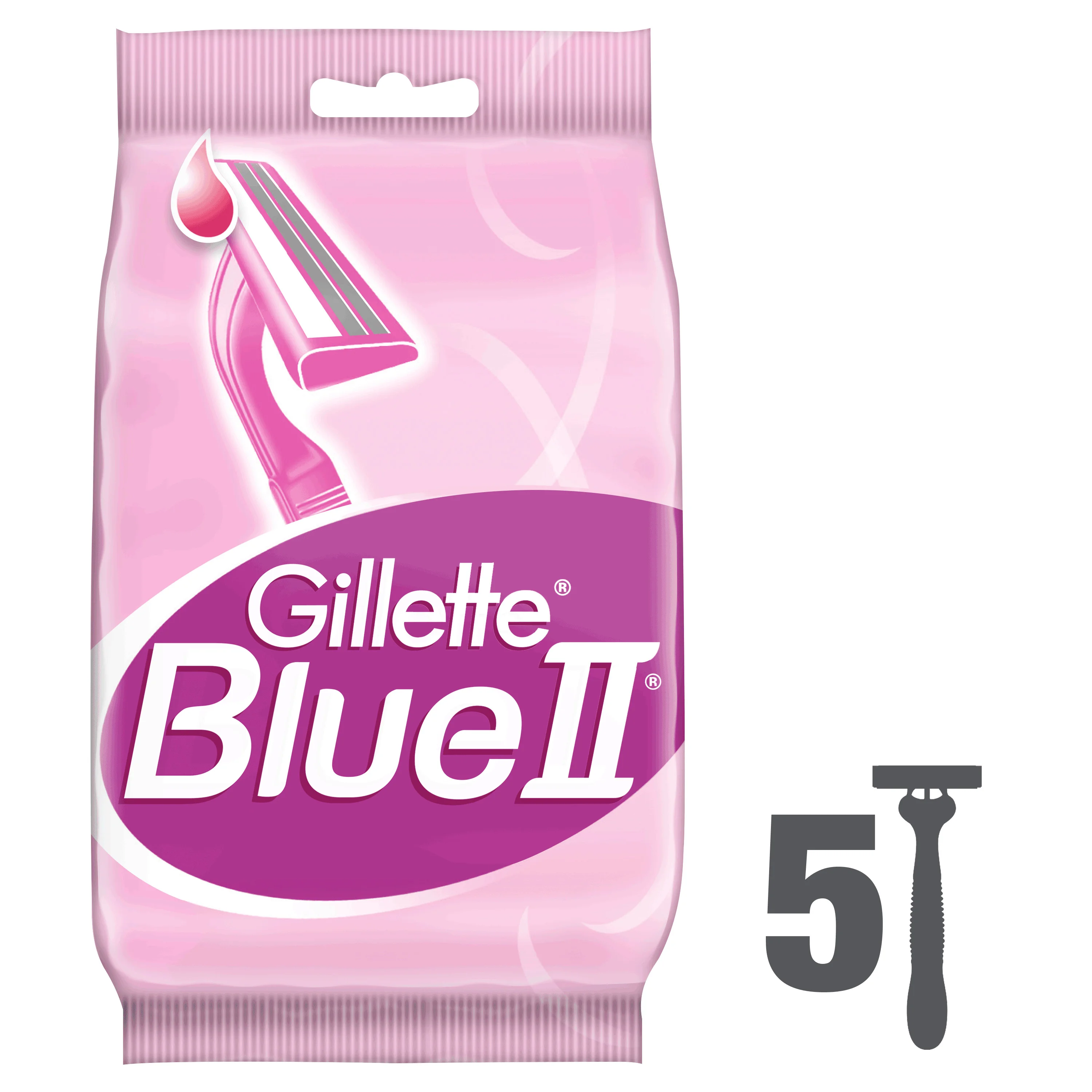 Одноразовая женская бритва Gillette Blue 2, 5 штук