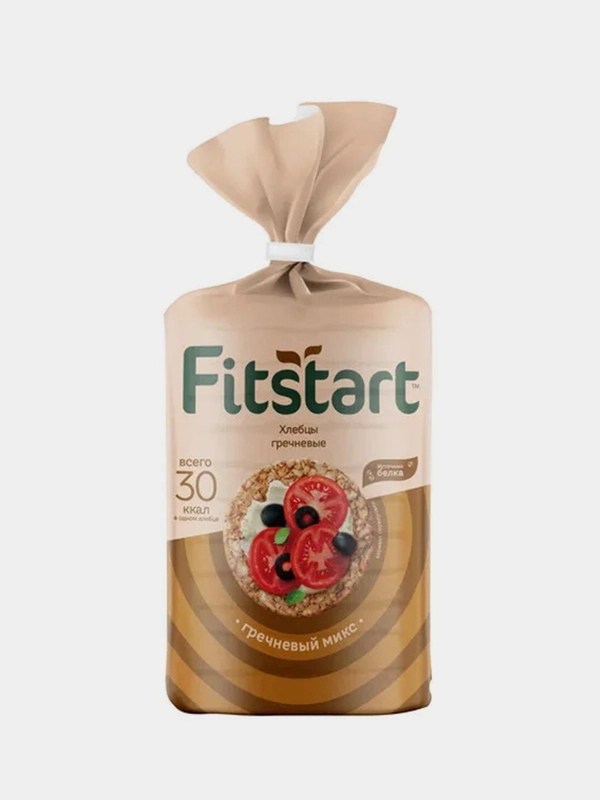 Хлебцы FITSTART гречневые, Гречневый микс, 90 г